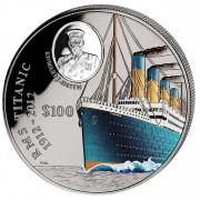Silver Colored Coin 100 YEARS TITANIC 2012 - 1 KG