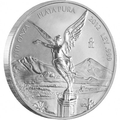 Silver Bullion Coin MEXICAN LIBERTAD 2012 - 1/10 oz