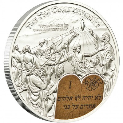 Silver Coin 10 COMMANDMENTS 2011 "Ten Commandments” Series