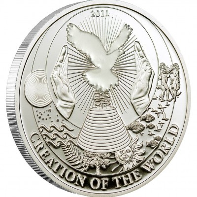 Silver Coin CREATION OF THE WORLD 2011 "Biblical Stories” Series