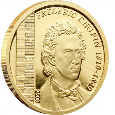 Gold Coin FREDERIC CHOPIN 2008