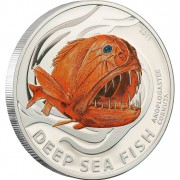 Silver Coin ANOPLOGASTER CORNUTA 2011 "Deep Sea Fish” Series