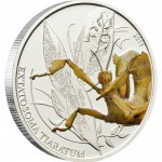 Silver Coin WALKING LEAF 2011 "World of Insects” Series