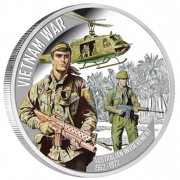 Silver Coin VIETNAM WAR 50TH ANNIVERSARY 2012 - 5 oz