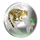 Silver Coin WILD CAT - LEOPARDUS WIEDI 2013 "Dogs and Cats" Series Fiji - 1 oz