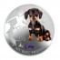 Silver Coin MY BEST FRIEND - DACHSHUND 2013 "Dogs and Cats" Series Fiji - 1 oz