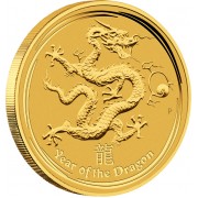 Gold Bullion Coin YEAR OF THE DRAGON 2012 "Lunar" Series - 10 kg