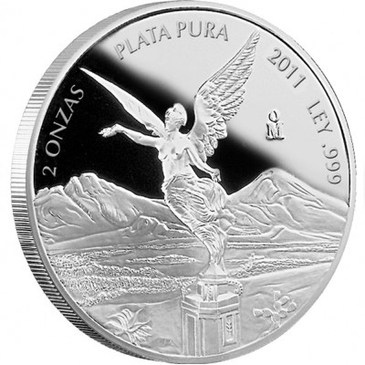 Mexican Libertad Silver Proof Coin 2012 - 2 oz