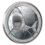 Silver Coin GREAT WHITE SHARK 2012, Niue - 1oz