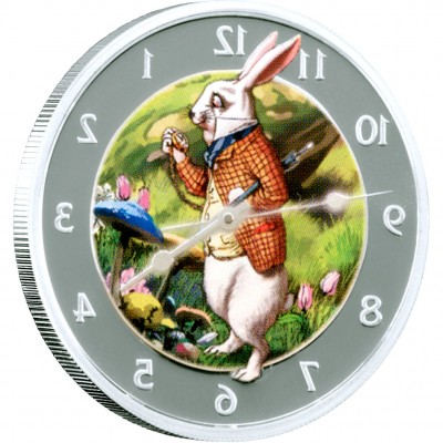 Silver Coin ALICE IN WONDERLAND 2011 "2011 Lunar Year of the Rabbit" Series