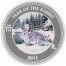 Silver Coin SNOW PAW PRINT BOX 2011 "2011 Lunar Year of the Rabbit" Series