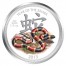 Silver Colored Coin LUNAR YEAR OF THE SNAKE 2013, Niue - 1/2 oz