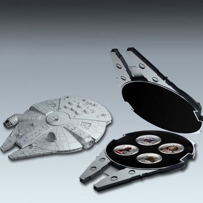 "Star Wars" 2012 Second Release Four Silver Coin Set 