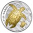 FIJI TAKU GILDED SILVER COIN 2012 - 1OZ