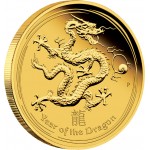 Gold Coin YEAR OF THE DRAGON 2012 "Lunar" Series - 1/4 oz Proof