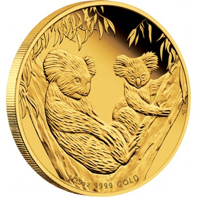 Australian Koala Gold Proof Coin 2011 - 1/25oz