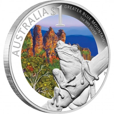 Silver Coin SYDNEY - GREATER BLUE MOUNTAINS 2011 "ANDA.Celebrate Australia” Series