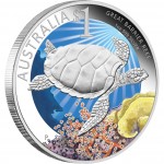 Silver Coin GREAT BARRIER REEF 2011 "Celebrate Australia” Series