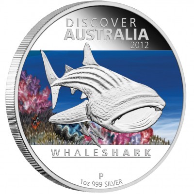Silver Coin WHALE SHARK "Discover Australia 2012” Series