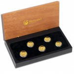 "Discover Australia 2012” Series  Five Silver Coin Set  - 1/25 oz, Proof
