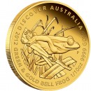 Gold Coin GREEN AND GOLD BELL FROG 2012 "Discover Australia 2012” Series - 1/10 oz, Proof