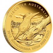 Gold Coin KOOKABURRA 2012 "Discover Australia 2012” Series - 1/25 oz, Proof