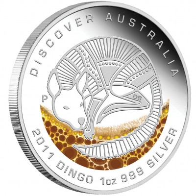 Silver Coin DINGO "Discover Australia 2011 Dreaming” Series