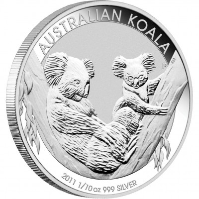 Silver Bullion Coin  AUSTRALIAN KOALA  2011 - 1 oz
