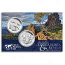 KOALA AND KOOKABURRA  2011 Two Silver Coin Set - 1 oz