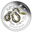 Silver Colored Coin YEAR OF THE SNAKE 2013 "Lunar II" Series - 1 oz