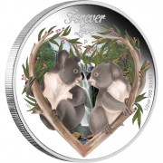 Silver Colored Coin FOREVER LOVE 2012