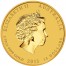 Gold Colored Coin YEAR OF THE SNAKE 2013 "Lunar II" Series - 1/10 oz, Proof