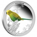 Silver Coin BUDGERIGAR 2013 "Birds of Australia" Series  - 1/2 oz, Proof