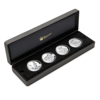 "High Relief  2012" Series Four Silver Coin Set 