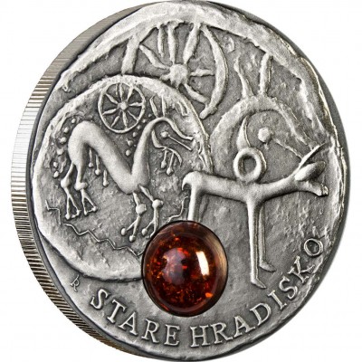 Silver Coin HRADISKO 2010 "Amber Route” Series