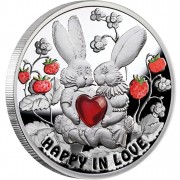 Silver Coin HAPPY IN LOVE 2012