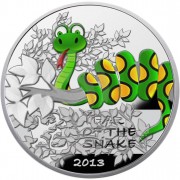 Silver Coin YEAR OF THE SNAKE 2012 "CHINESE CALENDAR” Series