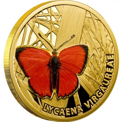 Gold Coin SCARCE COPPER 2010 "Butterflies” Series