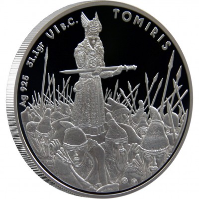 Silver Coin TOMIRIS 2010 "Great Commanders” Series