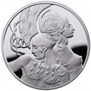 Silver Coin SAMSON AND DELILAH 2010 "Famous Love Stories” Series