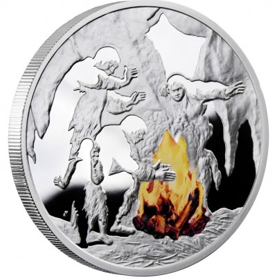 Silver Coin FIRE 2010 "Mankind's Crucial Achievements” Series