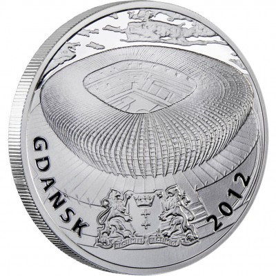 Silver Coin GDANSK 2010 "Polish Stadiums 2012” Series