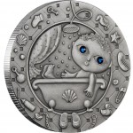 Silver Coin AQUARIUS 2009 "Zodiac Signs-Belarus” Series