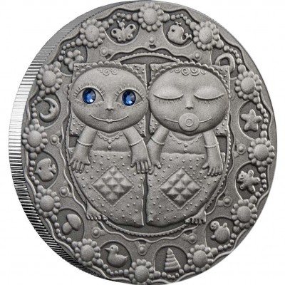 Silver Coin GEMINI 2009 "Zodiac Signs-Belarus” Series