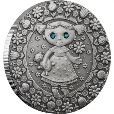 Silver Coin VIRGO 2009 "Zodiac Signs-Belarus” Series