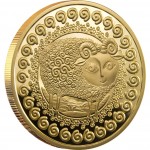 Gold Coin ARIES 2011 "Zodiac Signs-Belarus” Series