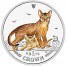 Silver Colored Coin ABYSSINIAN CAT 2010 "Cats" Series