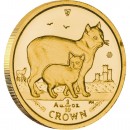 Gold Bullion Coin Manx Cat 2012 Cats Series - 1/10 oz