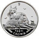 Silver Coin Turkish Angora Cat 2011 Cats Series - 1 oz