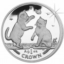 Silver Coin Tonkinese Cat 2004 Cats Series - 1 oz